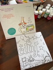 Paint Me Poster - Cat City - 70 x 50 cm