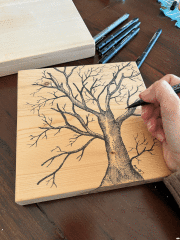 Yeşerecek dallar - 20 cm x 20 cm