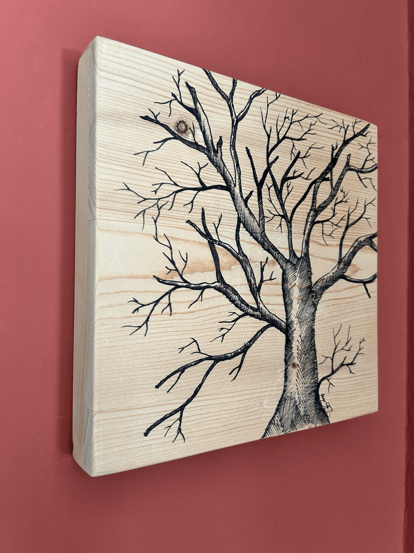 Yeşerecek dallar - 20 cm x 20 cm