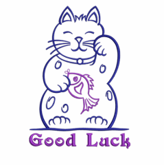 Maneki Neko (Sadece desen seçimi için)