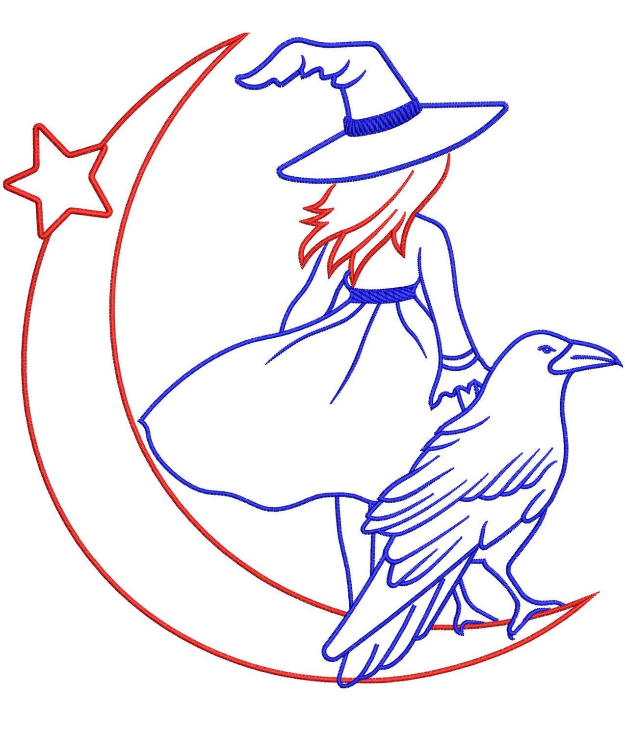 Witch and the crow (Sadece desen seçimi için)