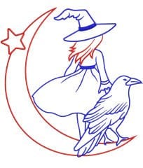 Witch and the crow (Sadece desen seçimi için)